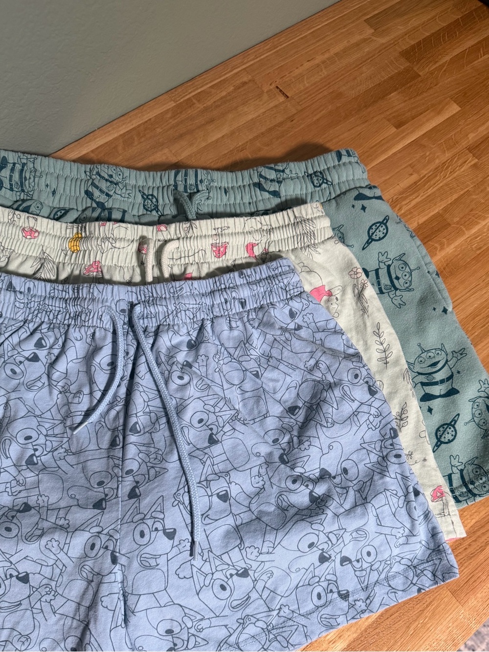Set of 3 Character Lounging Shorts